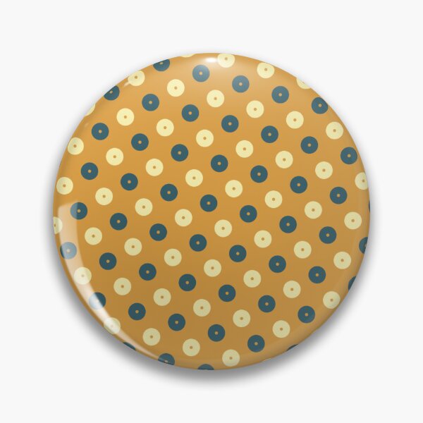 Item preview, Mustard Blue & Yellow Circles Bubbles Seamless Continuous Pattern  designed and sold by Alchemy-A-La-G.