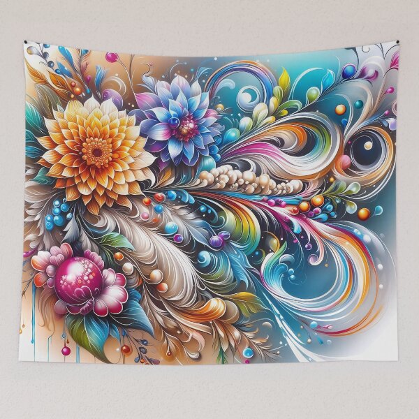 Item preview, Nature's Rhapsody: A Symphony of Floral Whorls designed and sold by Vitalka-uk.