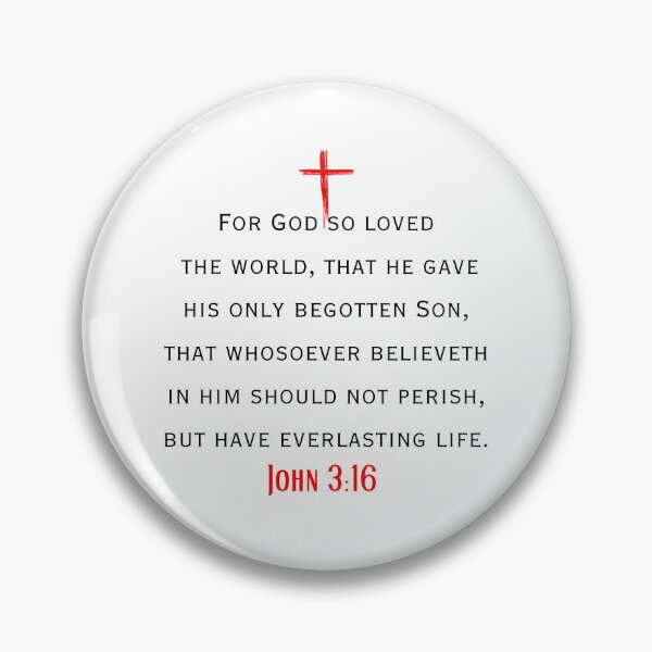Item preview, John 3:16, Bible Verse designed and sold by Philip-p22.