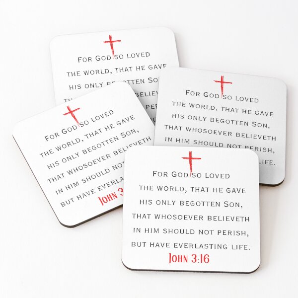 Item preview, John 3:16, Bible Verse designed and sold by Philip-p22.