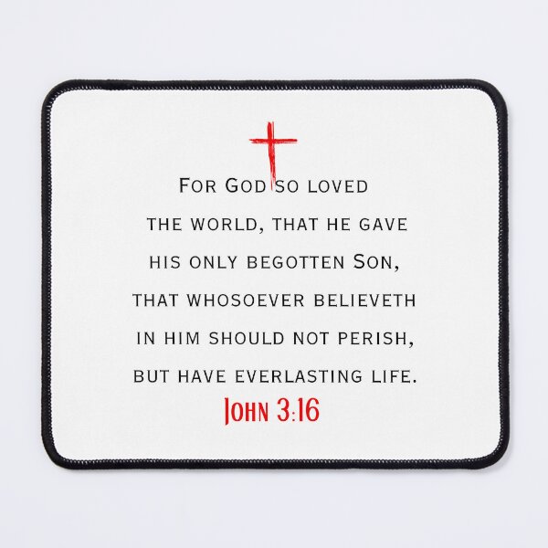 Item preview, John 3:16, Bible Verse designed and sold by Philip-p22.