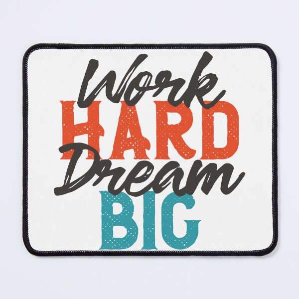 Item preview, Dream Big, Work Hard: Motivational Illustration for Success designed and sold by OpsDesing.