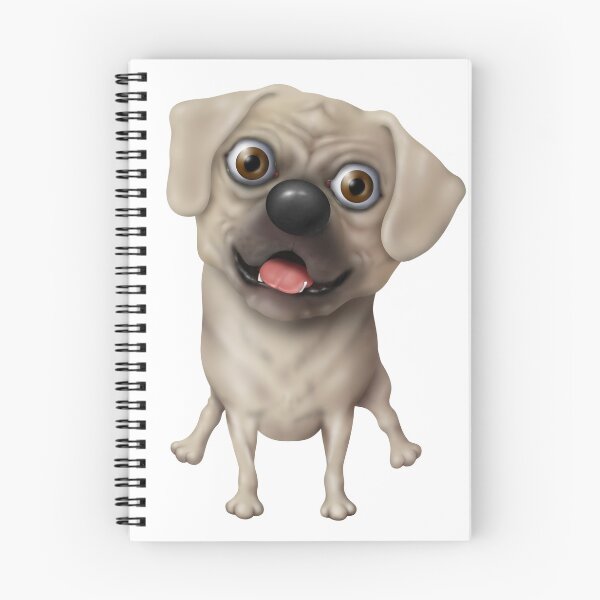 Item preview, Puggle 2 Cartoon Dog designed and sold by mistersmileyfac.