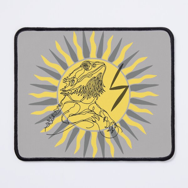 Item preview, Norse Rune Sowilo - Bearded Dragon and the Sun designed and sold by HausKatz.