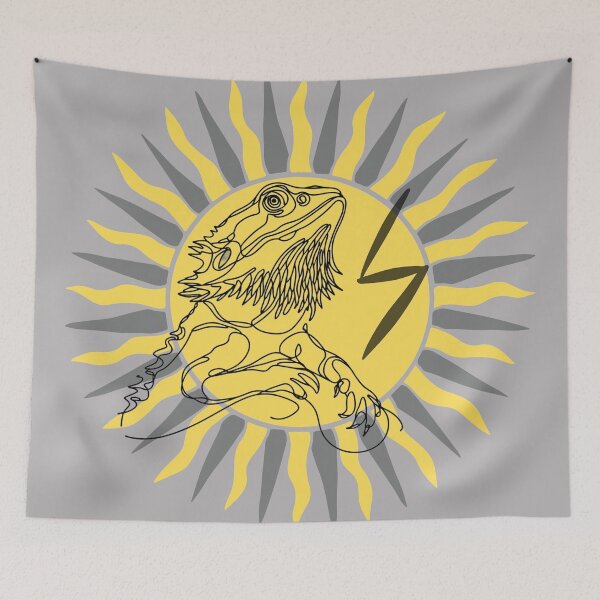 Item preview, Norse Rune Sowilo - Bearded Dragon and the Sun designed and sold by HausKatz.