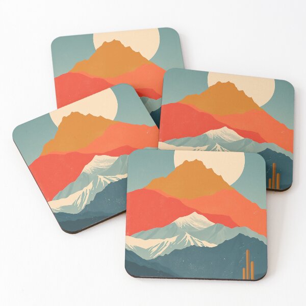 Item preview, Andean Peaks Grandeur South America Mountain Art designed and sold by LoinneSio.
