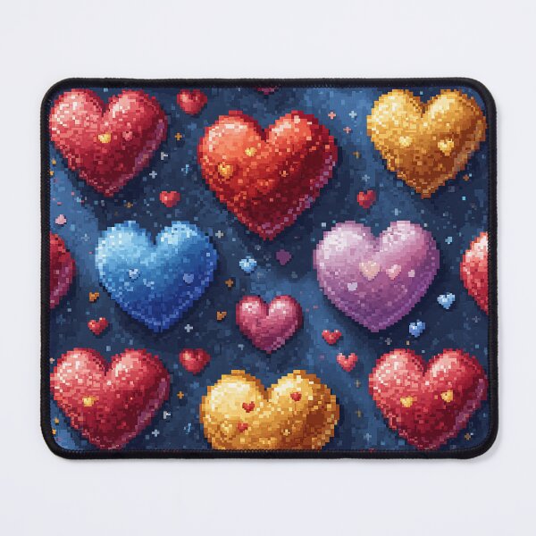 Item preview, Pixelated Love - Valentine's Day Pattern 2 designed and sold by The-Silver-Halo.