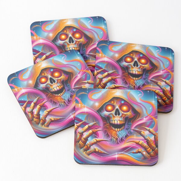 Item preview, Cosmic Reaper: The Vibrant Dance of Death and Cosmos designed and sold by Vitalka-uk.