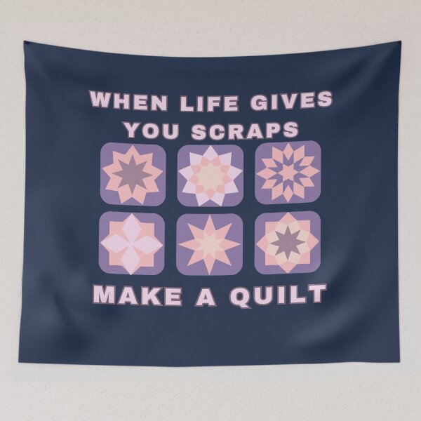 Item preview, When Life Gives You Scraps, Make a Quilt - Funny Quilter designed and sold by Wiss2Arts.