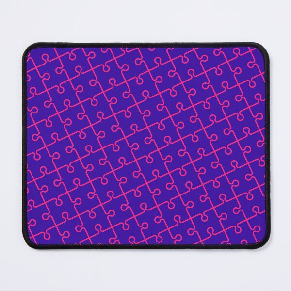 Item preview, Purple & Pink Jigsaw Puzzle Replicating Continuous Duplicating Pattern  designed and sold by Alchemy-A-La-G.