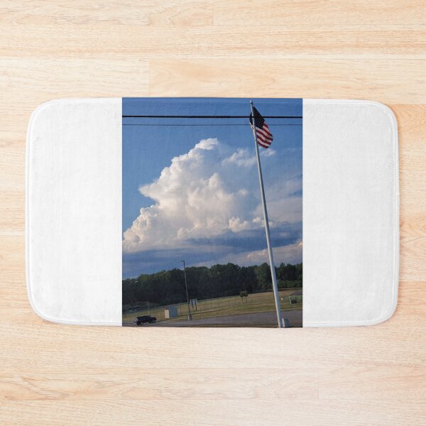 Item preview, American flag blowing in the wind! designed and sold by Beautyoftheout.