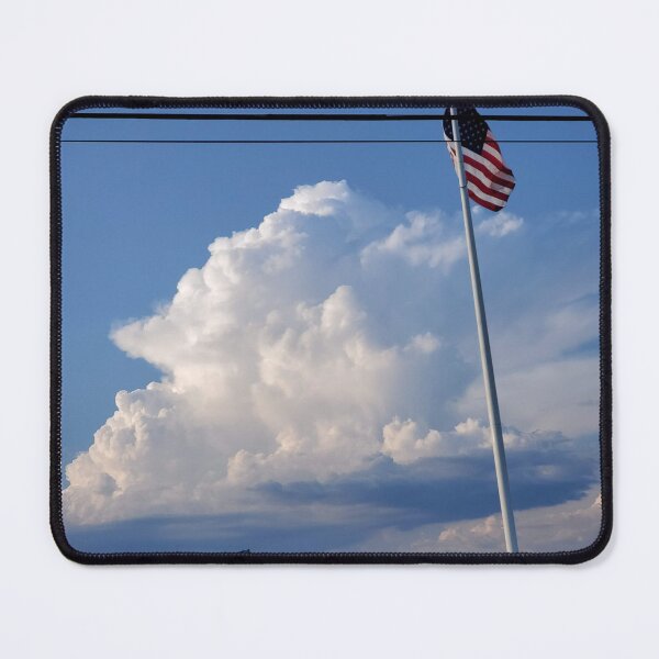 Item preview, American flag blowing in the wind! designed and sold by Beautyoftheout.