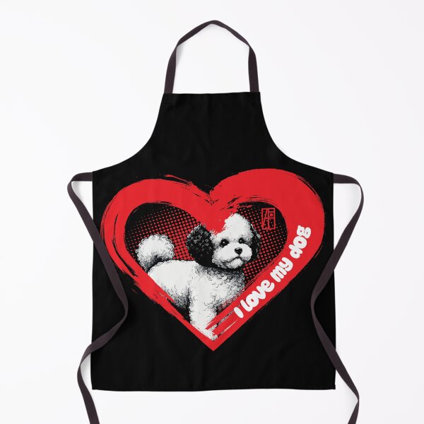 Item preview, I Love My Bichon Frise - Temperamental dog - I Love my dog designed and sold by ArtProjectShop.