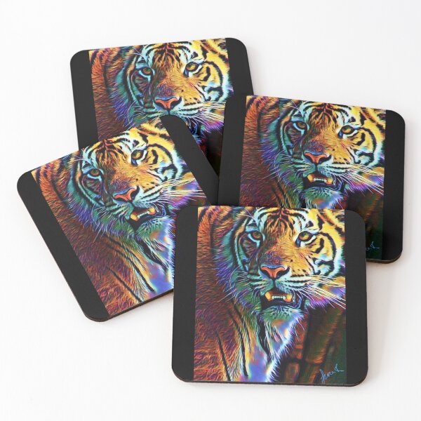 Item preview, Electric Pop Tiger  designed and sold by JaseArt.