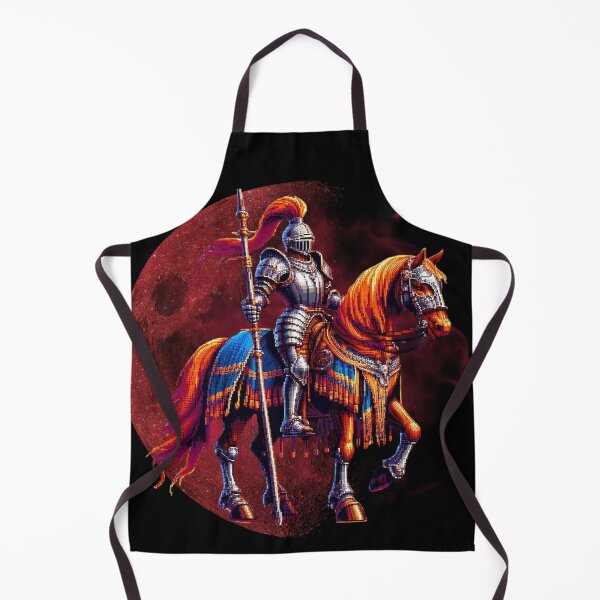 Item preview, Pixelated Knight on Horseback - Blood Moon designed and sold by HausKatz.