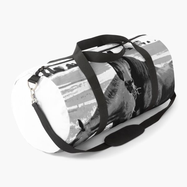 Item preview, Black and White Horses In The Field designed and sold by KingdomWildlife.
