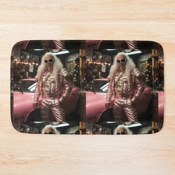 Item preview, Old Bosozoku man in front of his pink car designed and sold by ivanmejia.