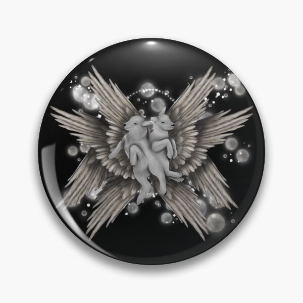 Item preview, conjoined lambs with wings  designed and sold by STAYOKBRAND.