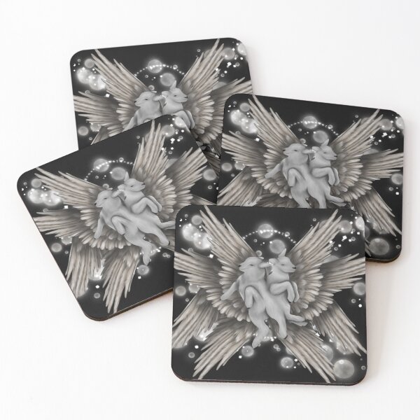 Item preview, conjoined lambs with wings  designed and sold by STAYOKBRAND.