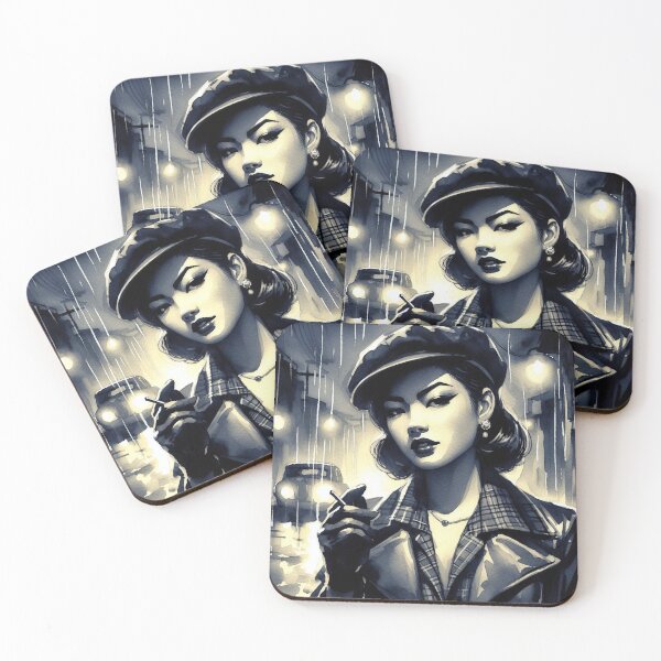 Item preview, Asian Detective Woman [Noir] designed and sold by RESToRAPTOR.
