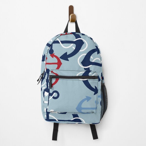 Item preview, Anchors Baby blue red navy white designed and sold by christineiris.