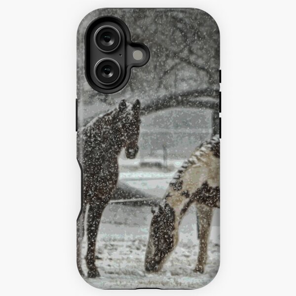 Item preview, Horses Under The Snow designed and sold by KingdomWildlife.