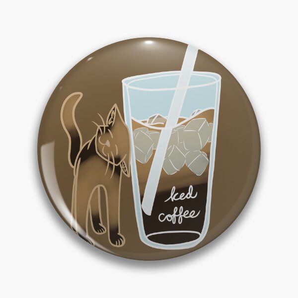 Item preview, Iced Coffee Cat designed and sold by CactusMonsters.
