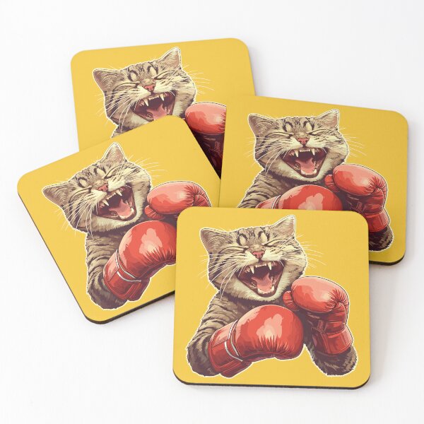 Item preview, Happy Cat Boxing Laughing designed and sold by SweetClicks123.