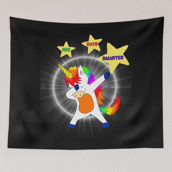 Item preview, Unicorn 100 days smarter designed and sold by I'm Magdalena .