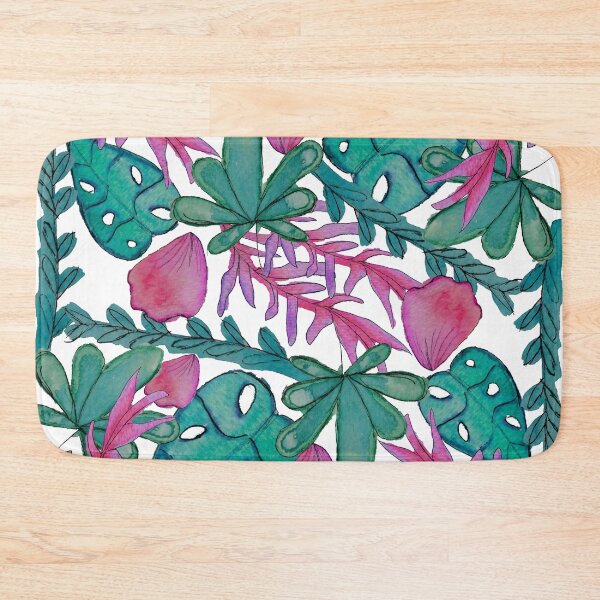 Item preview, Under the Sea marine vegetation pattern in watercolor technique designed and sold by Janis Sarahi Tapia Aisalla.