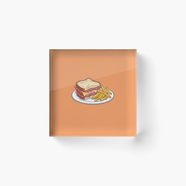 Item preview, Reuben sandwich and French fries designed and sold by sakurashorty.
