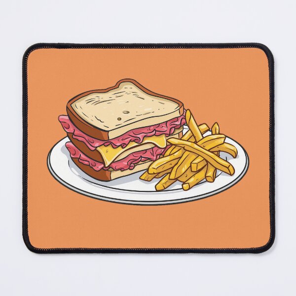 Item preview, Reuben sandwich and French fries designed and sold by sakurashorty.