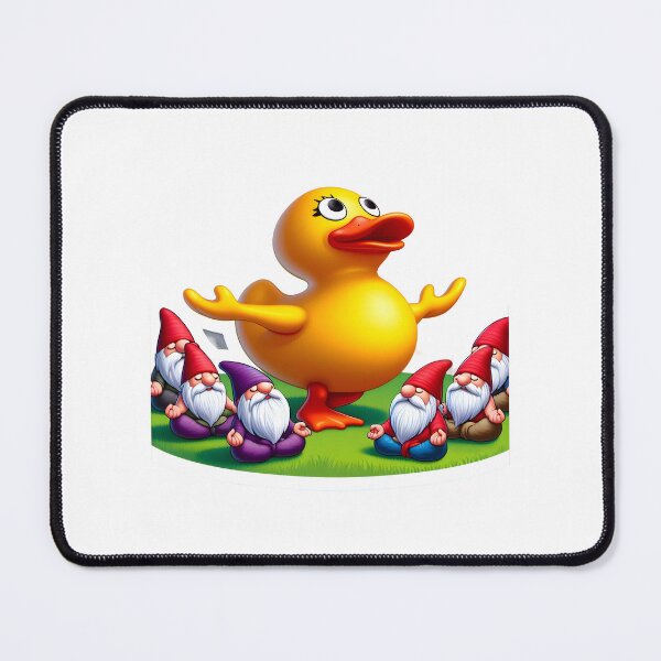 Item preview, Gnomebody Expected a Ducky-led Yoga Revolution! designed and sold by AI-Only Creations.