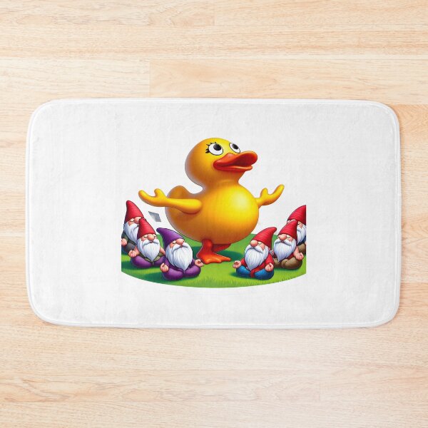 Item preview, Gnomebody Expected a Ducky-led Yoga Revolution! designed and sold by AI-Only Creations.
