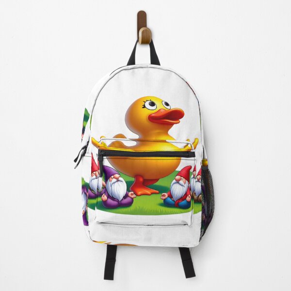 Item preview, Gnomebody Expected a Ducky-led Yoga Revolution! designed and sold by AI-Only Creations.