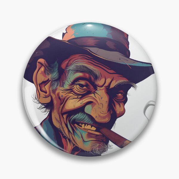 Item preview, Old timer Cowboy smoking designed and sold by TheWitsFoe.