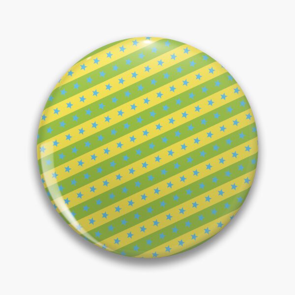 Item preview, Green Stripes Blue Stars Replicating Continuous Duplicating Pattern  designed and sold by Alchemy-A-La-G.