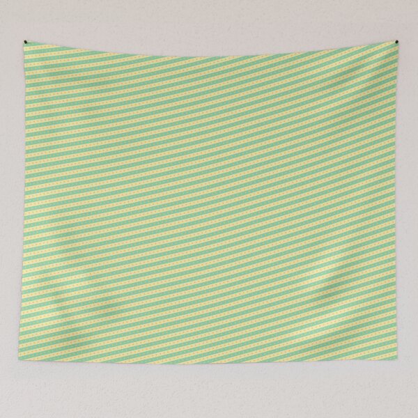 Item preview, Blue & Yellow Stripes Gold Stars Replicating Continuous Pattern  designed and sold by Alchemy-A-La-G.