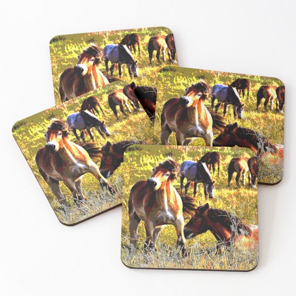 Item preview, Horses Playing designed and sold by KingdomWildlife.