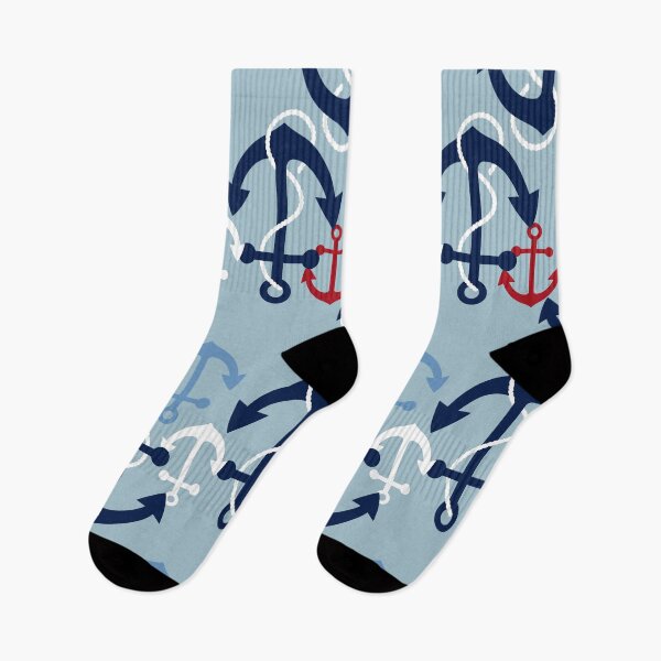 Item preview, Anchors 2 Baby blue, navy, red, white designed and sold by christineiris.