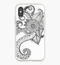 Freehand Henna iPhone Case
