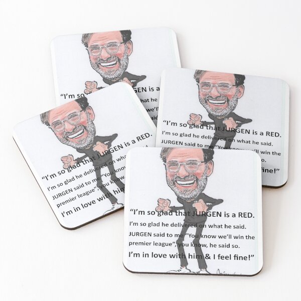 Item preview, Jurgen Klopp - "I'm so glad that Jurgen is a red" designed and sold by CollectablePics.