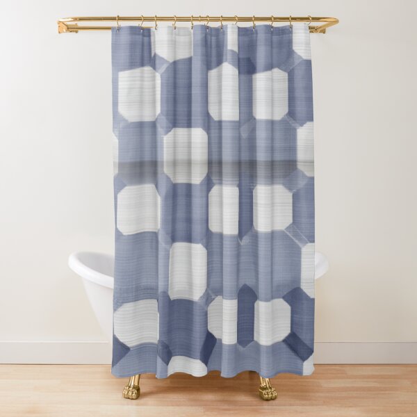Geometric Serenity Shower Curtain