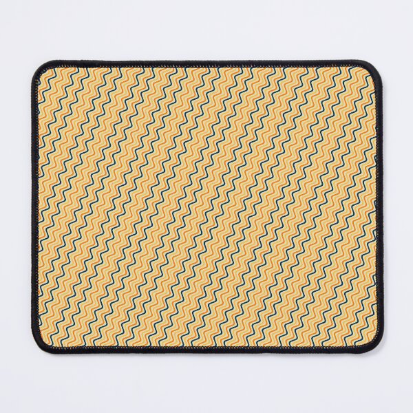 Item preview, Yellow Orange Blue Parallel Waves Replicating Continuous Pattern designed and sold by Alchemy-A-La-G.