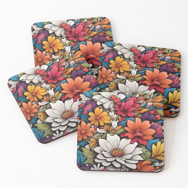 Item preview, Whimsical Rainbow Blooms designed and sold by WAUZ.