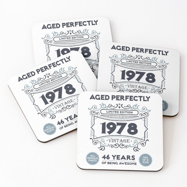 Item preview, Aged Perfectly Born in 1978 Legend is born, Limited Edition, 46th Birthday Gift 46 years of Being Awesome Vintage Turning 46 years 70s designed and sold by DjenShop.