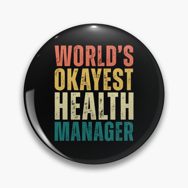 Item preview, Retro Worlds Okayest Health Manager designed and sold by kamrankhan.