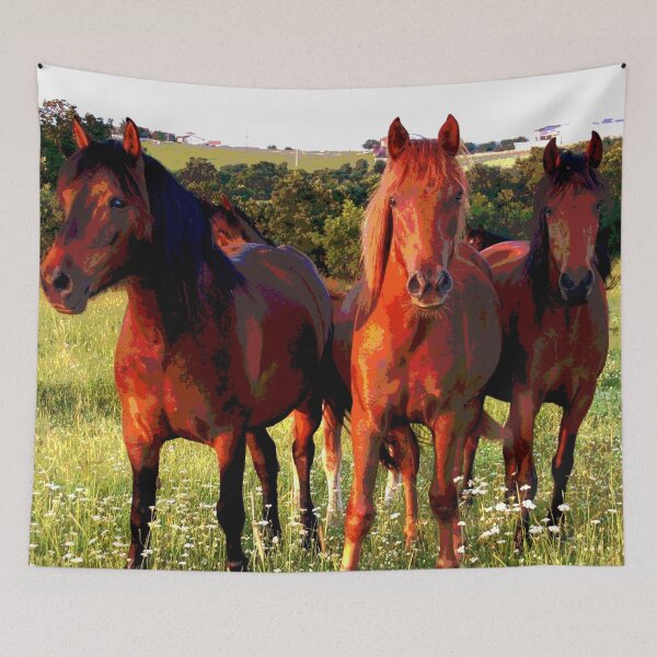 Item preview, Three Horses #2 designed and sold by KingdomWildlife.