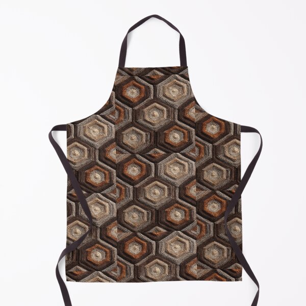 Item preview, Warm Tones Geometric Knit: Cozy Hexagon Pattern for Home and Apparel designed and sold by David Balzen.
