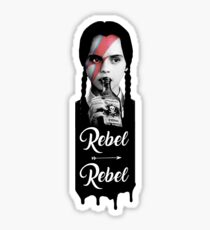 Wednesday Addams Rebel Sticker